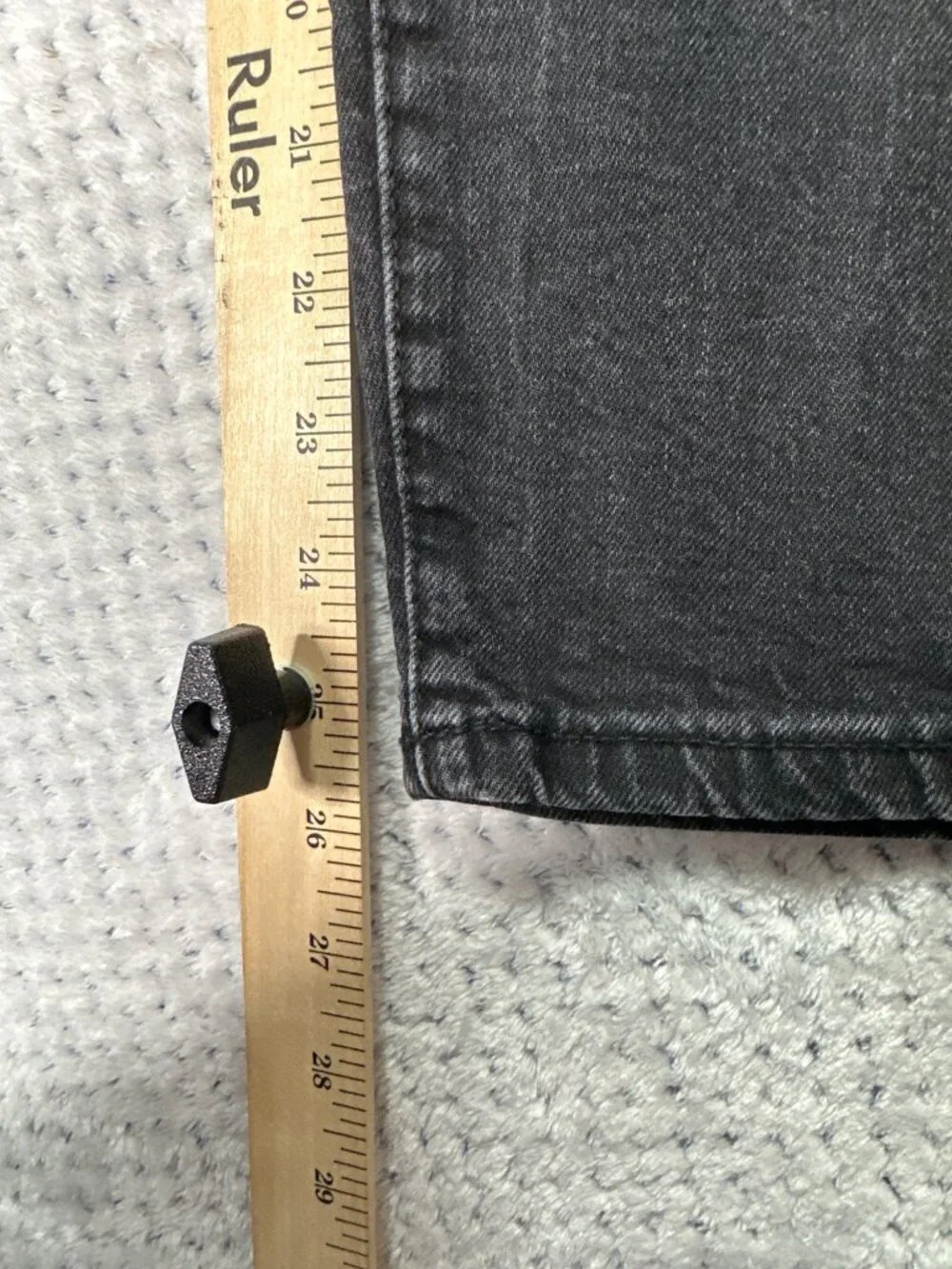 Banana Republic Jeans Womens 27/4 Black High Rise Straight Stretch Denim